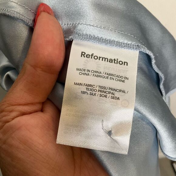 Reformation Provence Silk Midi Dress - Picture 12 of 13